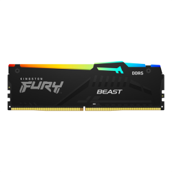 Kingston 16GB 5200MT/s DDR5 CL40 DIMM FURY Beast RGB XMP
