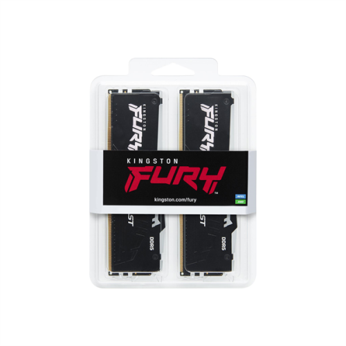 Kingston 64GB 5600MT/s DDR5 CL40 DIMM (Kit of 2) FURY Beast RGB XMP