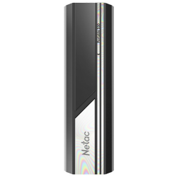 Netac ZX10 2TB USB 3.2 Gen 2 Type-C External SSD, R/W up to 1050/1050MB/s, with USB C to A cable and 10Gbps USB C to C cable 5Y wty