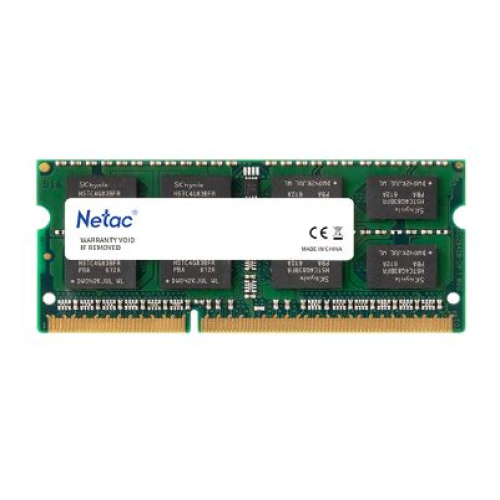 Netac Basic SODIMM 4GB DDR3L-1600 (PC3-12800) C11 11-11-11-28 1.35V Memory module