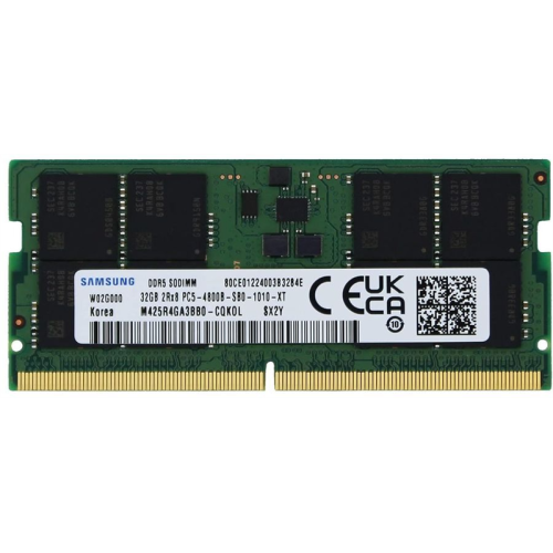 Samsung DDR5 32GB SO-DIMM 4800MHz (M425R4GA3BB0-CQK) 1 year, OEM