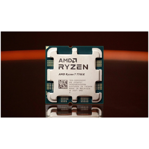 CPU AMD Ryzen 7 7700X, 8/16, 4.5-5.4GHz, 512KB/8MB/32MB, AM5, Radeon, 105W, OEM, 1 year