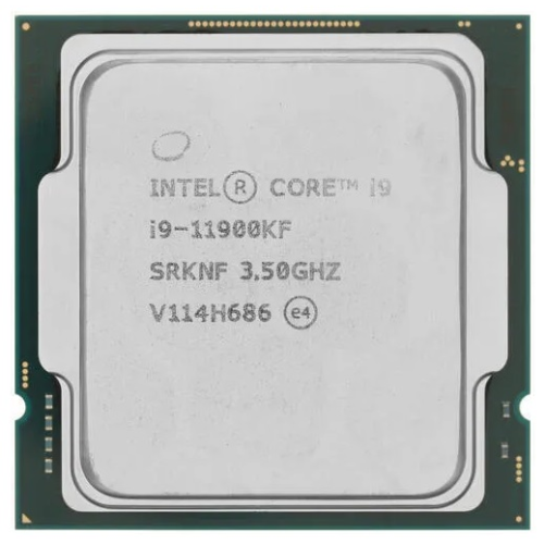 CPU Intel Core i9-11900KF (3.5GHz/16MB/8 cores) LGA1200 OEM, TDP 95W, max 128Gb DDR4-3200, CM8070804400164SRKNF, 1 year
