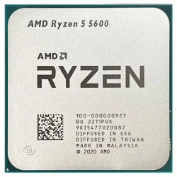 CPU AMD Ryzen 5 5600, 6/12, 3.5-4.4GHz, 384KB/3MB/32MB, AM4, 65W, OEM, 1 year