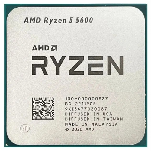 CPU AMD Ryzen 5 5600, 6/12, 3.5-4.4GHz, 384KB/3MB/32MB, AM4, 65W, OEM, 1 year