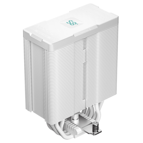 DEEPCOOL AG500 DIGITAL WH ARGB LGA1700/1200/115X/AM5/AM4 (9шт/кор, TDP 240W, PWM, ARGB Fan 120mm, 5 тепл. трубок, белый) RET