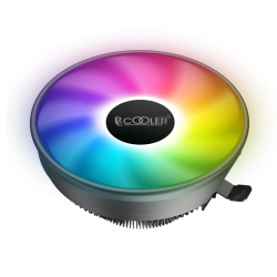 PCCooler E126M PRO S775/115X/AM2/2+/AM3/3+/AM4/FM1/FM2/2+ (48 шт/кор, TDP 92W, вентилятор 120мм с PWM, FIXED COLOR FAN, 1000-1800RPM, 29.8dBa) Retail Color Box