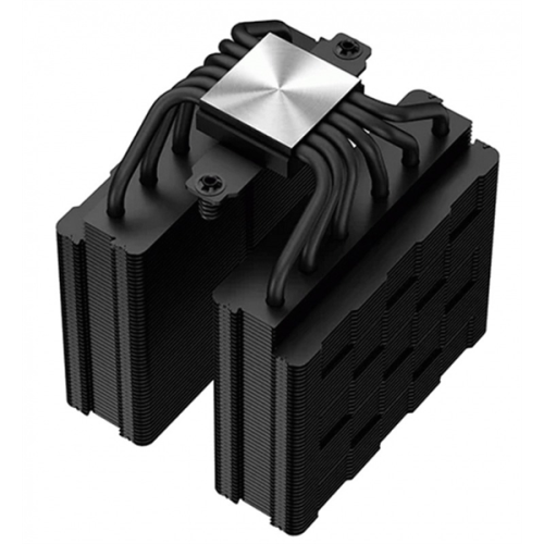 DEEPCOOL AK620 ZERO DARK LGA20XX/1700/1200/115X/AM5/AM4 (8шт/кор, TDP 260W, PWM, DUAL Fan 120mm, 6 тепл. трубок, черный) RET
