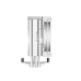 DEEPCOOL AK400 WH LGA1700/1200/115X/AM5/AM4 (18шт/кор, TDP 220W, PWM, Fan 120mm, 4 тепл. Трубки, белый) RET
