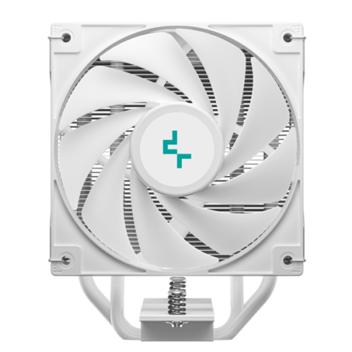 DEEPCOOL AG400 DIGITAL WH ARGB LGA1700/1200/115X/AM5/AM4 (9шт/кор, TDP 220W, PWM, ARGB Fan 120mm, 4 тепл. трубки, белый) RET