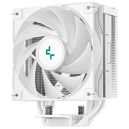 DEEPCOOL AG400 DIGITAL WH LGA1700/1200/115X/AM5/AM4 (9шт/кор, TDP 220W, PWM, Fan 120mm, 4 тепл. трубки, черный) RET