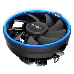 PCCooler E126MB S775/115X/AM2/2+/AM3/3+/AM4/FM1/FM2/2+ (48 шт/кор, TDP 92W, вент-р 120мм с PWM, Blue LED FAN, 1000-1800RPM, 26.5dBa) Retail Color Box