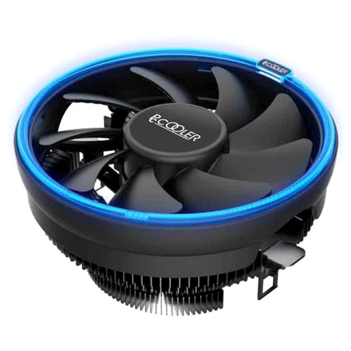 PCCooler E126MB S775/115X/AM2/2+/AM3/3+/AM4/FM1/FM2/2+ (48 шт/кор, TDP 92W, вент-р 120мм с PWM, Blue LED FAN, 1000-1800RPM, 26.5dBa) Retail Color Box