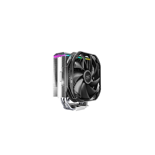 DEEPCOOL AS500 LGA20XX/1700/1200/115X/AM5/AM4 (8шт/кор, TDP 220W, PWM, ARGB Led, Fan 140mm, 5 тепл. трубок ) RET