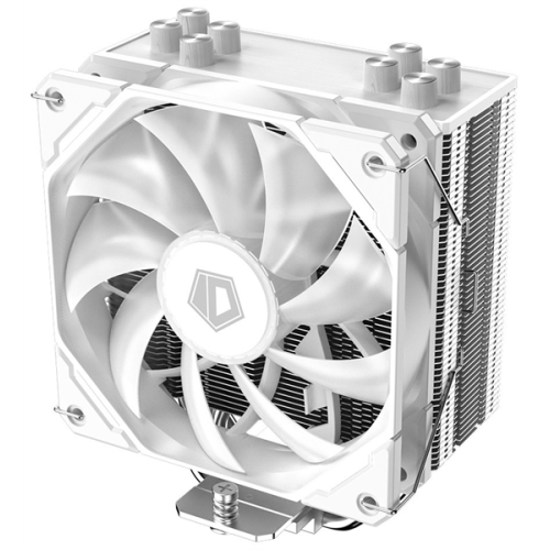 ID-COOLING SE-224-XTS WHITE LGA1700/1200/115X/AM5/AM4 (10шт/кор, TDP 220W, PWM, 4 тепл.трубки прямого контакта, White LED FAN 120mm, белый) RET