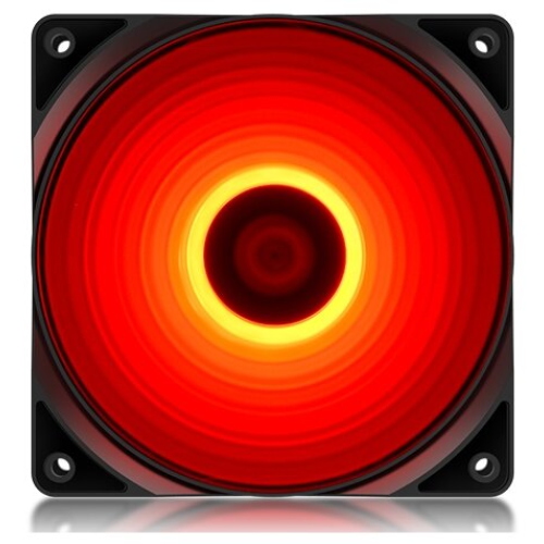 DEEPCOOL RF120R 120x120x25мм (96шт./кор, LED Red подсветка, 1300об/мин) Retail
