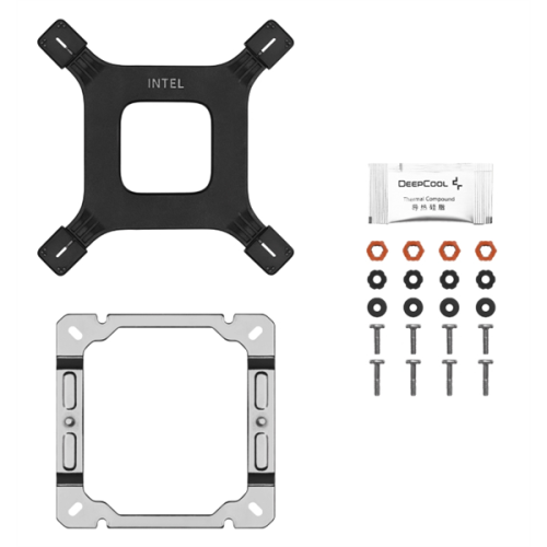 DEEPCOOL AG500 DIGITAL WH ARGB LGA1700/1200/115X/AM5/AM4 (9шт/кор, TDP 240W, PWM, ARGB Fan 120mm, 5 тепл. трубок, белый) RET