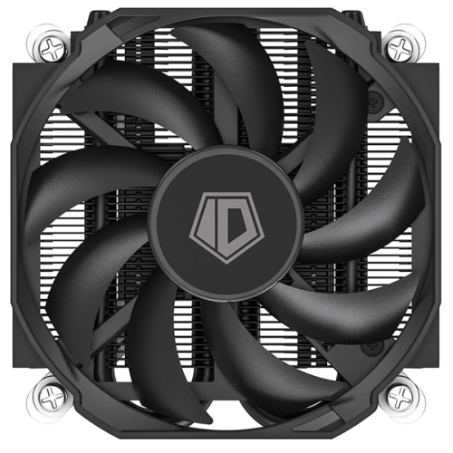 ID-COOLING IS-28i BLACK LGA1851/1700/1200/115X низкопрофильный высота 28mm (48шт/кор, TDP 65W, PWM, 2 тепл.трубки, медная база, FAN 92mm) BOX