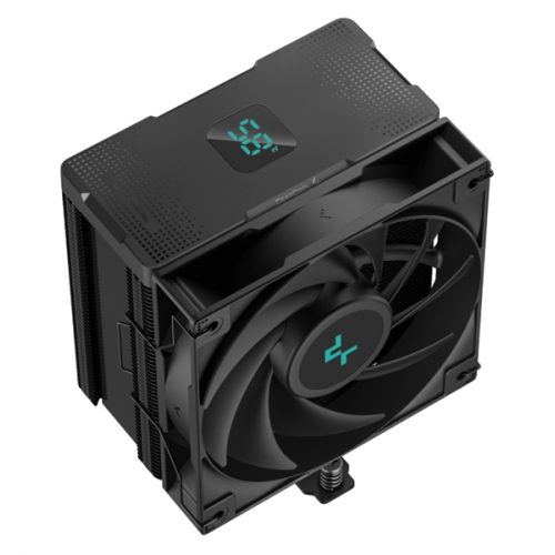 DEEPCOOL AG500 DIGITAL BK LGA1700/1200/115X/AM5/AM4 (12шт/кор, TDP 240W, PWM, Fan 120mm, 5 тепл. трубок) RET