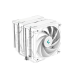 DEEPCOOL AK620 WH LGA20XX/1700/1200/115X/AM5/AM4 (8шт/кор, TDP 260W, PWM, DUAL Fan 120mm, 6 тепл. трубок, белый) RET