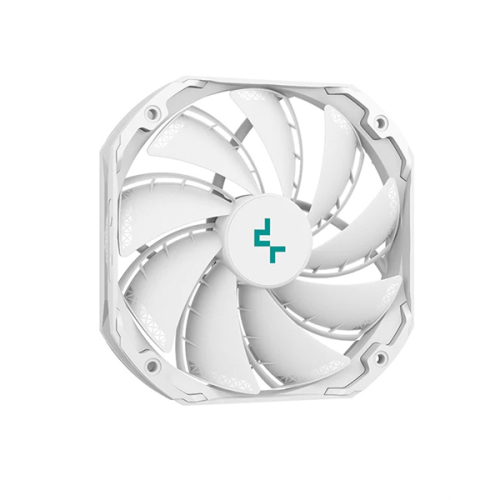 DEEPCOOL AS500 PLUS WH LGA20XX/1700/1200/115X/AM5/AM4 (8шт/кор, TDP 220W, PWM, ARGB Led, DUAL Fan 140mm, 5 тепл. Трубок, белый) RET