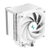 DEEPCOOL AK500 WH LGA20XX/1700/1200/115X/AM5/AM4 (9шт/кор, TDP 240W, PWM, Fan 120mm, 5 тепл. Трубок, Copper Base, белый) RET