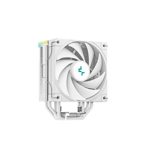 DEEPCOOL AK400 DIGITAL WH LGA1700/1200/115X/AM5/AM4 (18шт/кор, TDP 220W, PWM, Fan 120mm, 4 тепл. трубки, ARGB, белый) RET