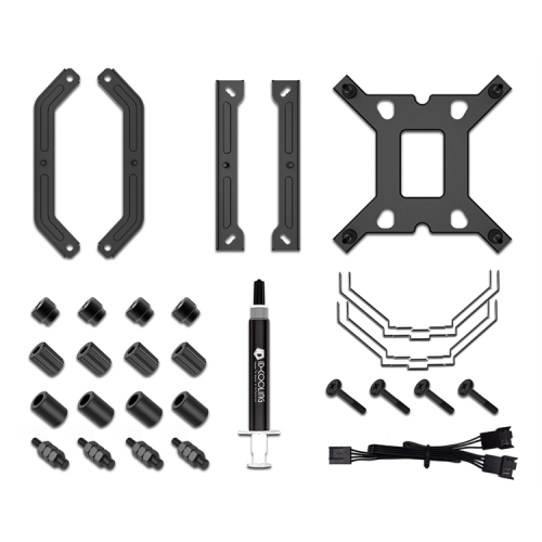 ID-COOLING SE-225-XT BLACK V2 LGA20XX/1700/1200/115X/AM5/AM4 (10шт/кор, TDP 220W, PWM, 5 тепл.трубок прямого контакта, DUAL FAN 120mm, черный) RET