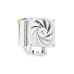 DEEPCOOL AK500 DIGITAL WH LGA20XX/1700/1200/115X/AM5/AM4 (9шт/кор, TDP 240W, PWM, Fan 120mm, 5 тепл. трубок, Copper Base, белый) RET