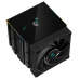 DEEPCOOL AK620 DIGITAL LGA20XX/1700/1200/115X/AM5/AM4 (8шт/кор, TDP 260W, PWM, DUAL Fan 120mm, 6 тепл. трубок, черный) RET