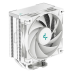 DEEPCOOL AK400 WH LGA1700/1200/115X/AM5/AM4 (18шт/кор, TDP 220W, PWM, Fan 120mm, 4 тепл. Трубки, белый) RET