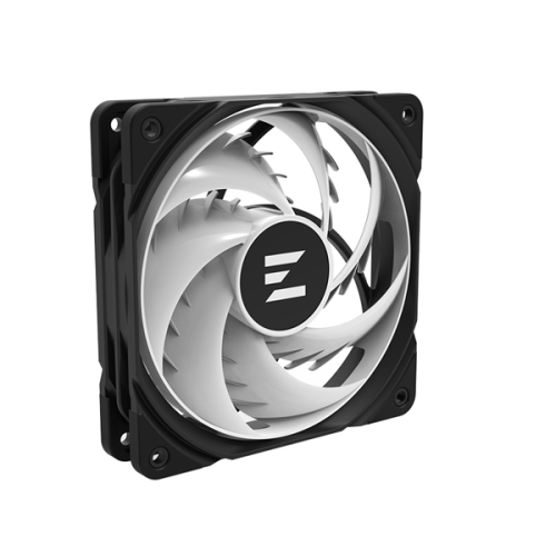 ZALMAN ZM-AF120 ARGB BLACK, 120x120x25mm, 4-PIN PWM, 600-2000 RPM, 29,7 DBA MAX, HYDRO BEARING