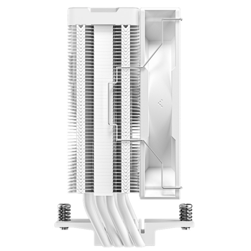 DEEPCOOL AG400 DIGITAL WH LGA1700/1200/115X/AM5/AM4 (9шт/кор, TDP 220W, PWM, Fan 120mm, 4 тепл. трубки, черный) RET