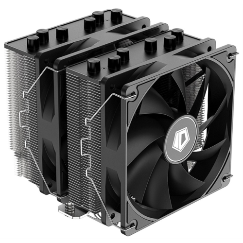 ID-COOLING SE-206-XT LGA1700/1200/115X/AM5/AM4 (8шт/кор, TDP 250W, PWM, черный, 6 тепл.трубок + медная база, 2 x FAN 120mm) RET