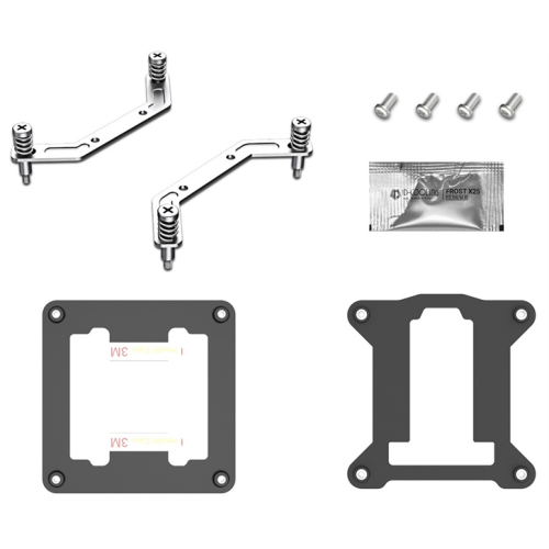 ID-COOLING IS-28i BLACK LGA1851/1700/1200/115X низкопрофильный высота 28mm (48шт/кор, TDP 65W, PWM, 2 тепл.трубки, медная база, FAN 92mm) BOX