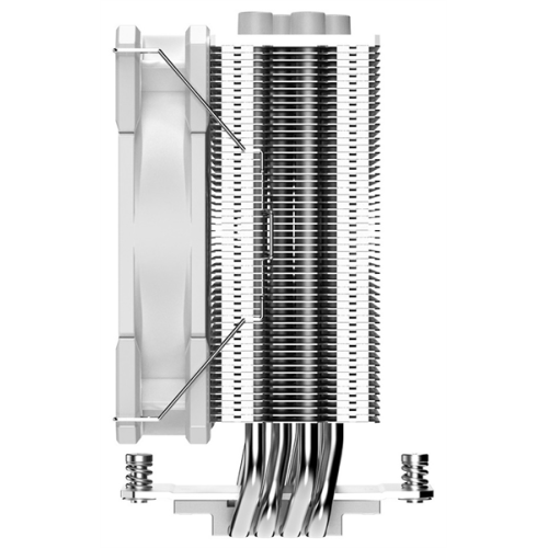 ID-COOLING SE-224-XTS WHITE LGA1700/1200/115X/AM5/AM4 (10шт/кор, TDP 220W, PWM, 4 тепл.трубки прямого контакта, White LED FAN 120mm, белый) RET