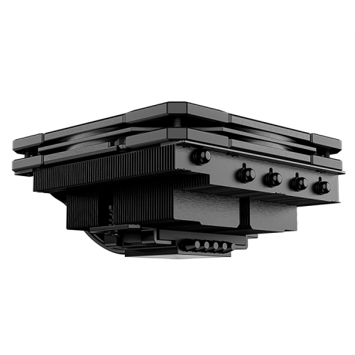 ID-COOLING IS-55 BLACK LGA1700/1200/115X/AM5/AM4 низкопрофильный высота 55mm (18шт/кор, TDP 125W, PWM, 5 тепл.трубок + медная база, FAN 120mm, черный) BOX