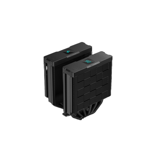 DEEPCOOL AG620 DIGITAL BK ARGB LGA1700/1200/115X/AM5/AM4 (8шт/кор, TDP 260W, PWM, DUAL Fan 120mm, 6 тепл. трубок, черный) RET