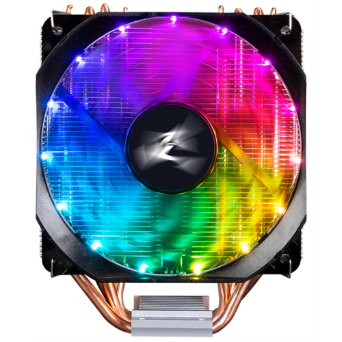 ZALMAN CNPS9X OPTIMA RGB, 120mm RGB FAN, 4 HEAT PIPES, 4-PIN PWM, 600-1500 RPM, 26DBA MAX, LONG LIFE BEARING, FULL SOCKET SUPPORT