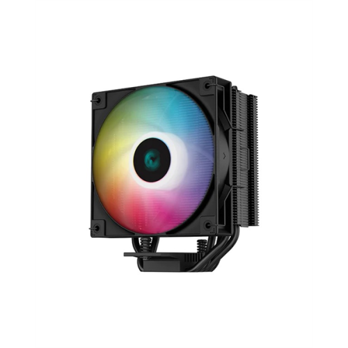 DEEPCOOL AG400 BK ARGB LGA1700/1200/115X/AM5/AM4 (18шт/кор, TDP 220W, PWM, ARGB Fan 120mm, 4 тепл. Трубки, черный) RET