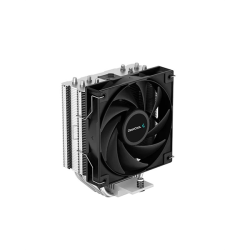 DEEPCOOL AG400 LGA1700/1200/115X/AM5/AM4 (18шт/кор, TDP 220W, PWM, Fan 120mm, 4 тепл. Трубки, черный) RET