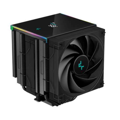 DEEPCOOL AK620 DIGITAL LGA20XX/1700/1200/115X/AM5/AM4 (8шт/кор, TDP 260W, PWM, DUAL Fan 120mm, 6 тепл. трубок, черный) RET