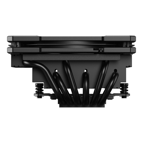 ID-COOLING IS-67-XT BLACK LGA1700/1200/115X/AM5/AM4 низкопрофильный высота 67mm (18шт/кор, TDP 150W, PWM, 6 тепл.трубок + медная база, FAN 120mm) BOX