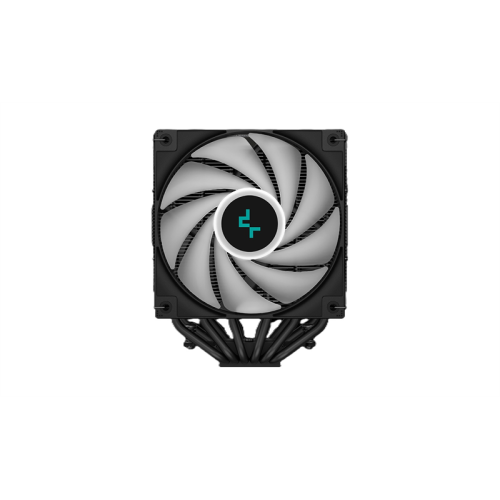 DEEPCOOL AG620 DIGITAL BK ARGB LGA1700/1200/115X/AM5/AM4 (8шт/кор, TDP 260W, PWM, DUAL Fan 120mm, 6 тепл. трубок, черный) RET
