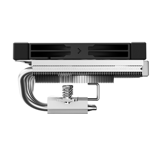 DEEPCOOL AN600 LGA1700/1200/115X/AM5/AM4 низкопрофильный 67mm (18шт/кор, TDP 180W, PWM,  White LED Fan 120mm, 6 тепл. трубок, Copper Base, черный) RET