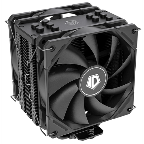 ID-COOLING SE-225-XT BLACK V2 LGA20XX/1700/1200/115X/AM5/AM4 (10шт/кор, TDP 220W, PWM, 5 тепл.трубок прямого контакта, DUAL FAN 120mm, черный) RET