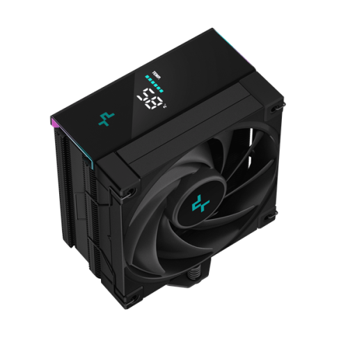 DEEPCOOL AK400 DIGITAL LGA1700/1200/115X/AM5/AM4 (18шт/кор, TDP 220W, PWM, Fan 120mm, 4 тепл. трубки, черный) RET