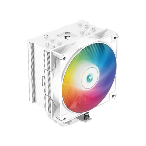 DEEPCOOL AG500 WH ARGB LGA1700/1200/115X/AM5/AM4 (12шт/кор, TDP 240W, PWM, ARGB Fan 120mm, 5 тепл. Трубок, Copper Base, белый) RET