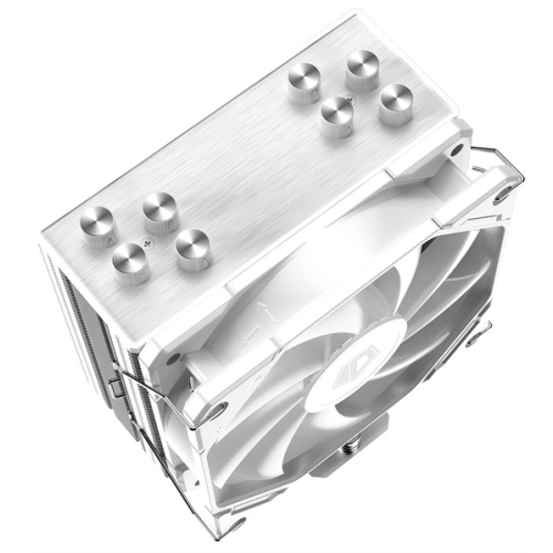 ID-COOLING SE-224-XTS WHITE LGA1700/1200/115X/AM5/AM4 (10шт/кор, TDP 220W, PWM, 4 тепл.трубки прямого контакта, White LED FAN 120mm, белый) RET