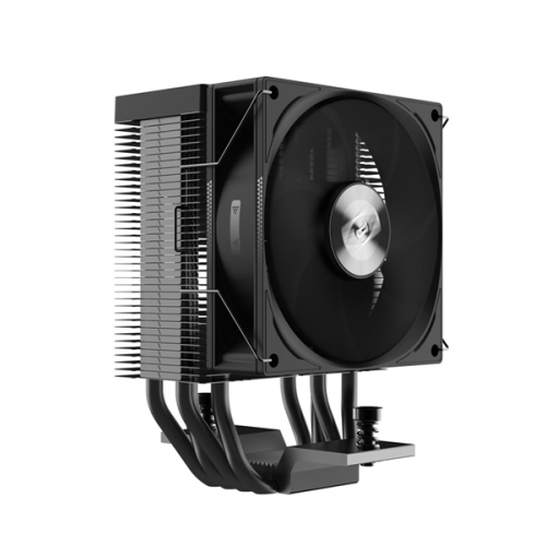 PCCooler R400 S115X/1200/1700/AM4/AM5 (TDP 180W, 90mm Non LED Fan, 4 тепловые трубки 6мм, 650-2200RPM, 28,3dBa)